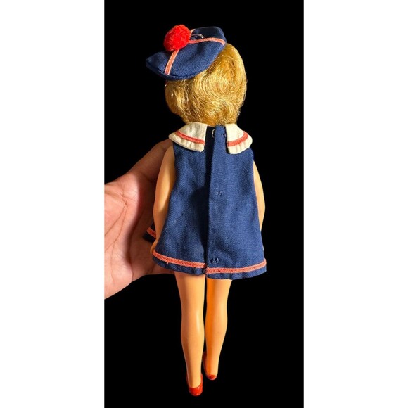 All Original Ideal Pepper Doll Toy W/ Original Outfit Dress Shoes Hat Anchor 9.5 - Picture 10 of 12
